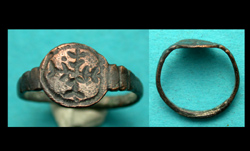 Ring, Crusader-era, Pilgrims, c. 10th-13th Cent., Sharp!